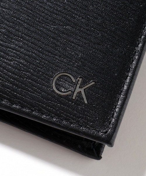 Calvin Klein（カルバン・クライン）の「【Calvin Klein/カルバンクライン】ワンポイント レザーコンパクトウォレット　ブランドBOX付（財布・メンズ・ブラック・FREE）」の8枚目の写真