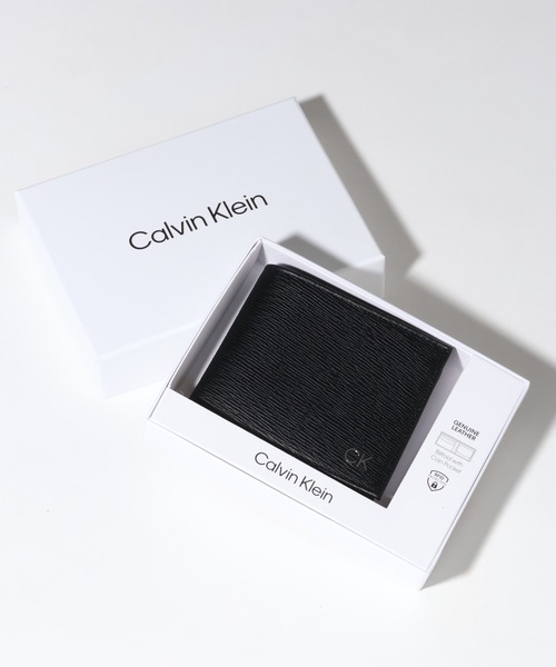 Calvin Klein（カルバン・クライン）の「【Calvin Klein/カルバンクライン】ワンポイント レザーコンパクトウォレット　ブランドBOX付（財布・メンズ・ブラック・FREE）」の10枚目の写真