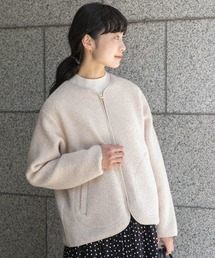 かぐれ | ボアジップカーディガン(カーディガン/ボレロ)