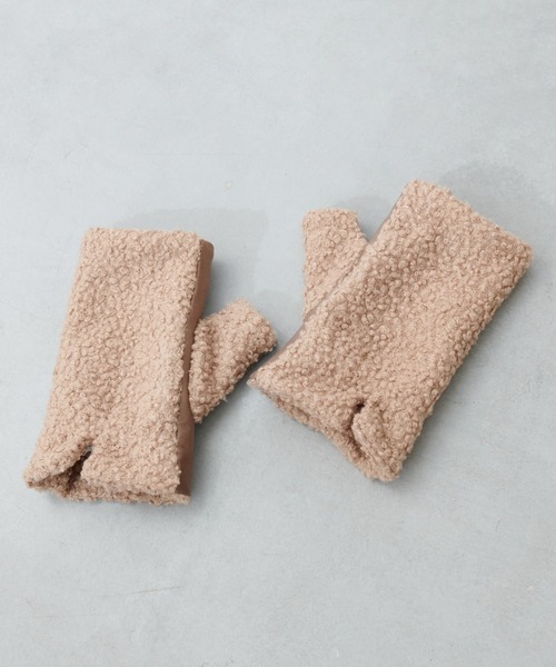 【逸品】 ALPO（アルポ）の「【ALPO】ボア指ぬきグローブ（手袋）」 - WEAR 小物