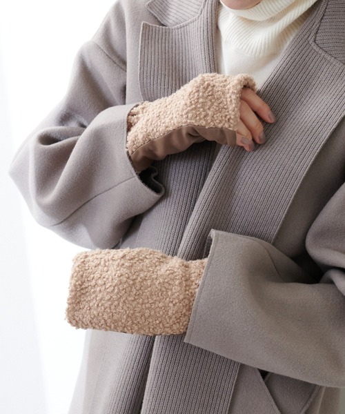 ALPO（アルポ）の「【ALPO】ボア指ぬきグローブ（手袋）」 - WEAR