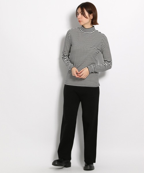 niko and...（ニコアンド）の「ウォームジンジャーハイネックプルオーバー（Tシャツ/カットソー・レディース・オフホワイト/ホワイト/ブラック・LARGE/MEDIUM）」の4枚目の写真