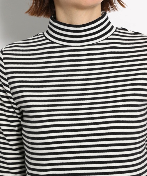 niko and...（ニコアンド）の「ウォームジンジャーハイネックプルオーバー（Tシャツ/カットソー・レディース・オフホワイト/ホワイト/ブラック・LARGE/MEDIUM）」の8枚目の写真