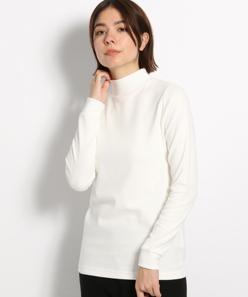 niko and...（ニコアンド）の「ウォームジンジャーハイネックプルオーバー（Tシャツ/カットソー・レディース・オフホワイト/ホワイト/ブラック・LARGE/MEDIUM）」の18枚目の写真