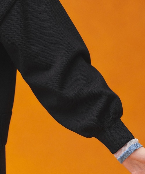 PUBLIC TOKYO(パブリックトウキョウ)の「エンブロイダリーフリンジニット(ニット/セーター・レディース・ブラック/ベージュ/アイボリー・FREE)」の21枚目の写真