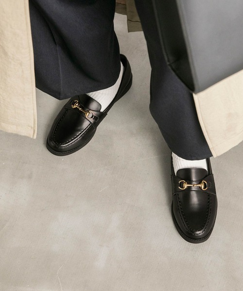 BONLECILL（ボンルシール）の「ゴールドビットローファー（ローファー・レディース・ブラック/ブラック系その他/ブラウン/アイボリー/ベージュ/ブラック系その他2・L/M/S）」の13枚目の写真