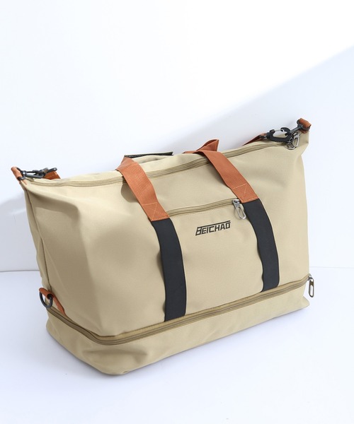 TABI PAL（タビパル）の「【TABI PAL】スポーツバッグ　旅行バッグ（ボストンバッグ・メンズ・パープル/ブラック/ブルー/ベージュ/グレー/カーキ/レッド・FREE）」の17枚目の写真