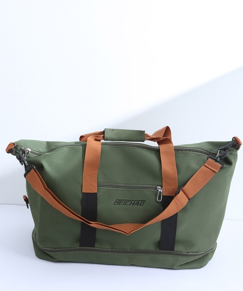 TABI PAL（タビパル）の「【TABI PAL】スポーツバッグ　旅行バッグ（ボストンバッグ・メンズ・パープル/ブラック/ブルー/ベージュ/グレー/カーキ/レッド・FREE）」の15枚目の写真