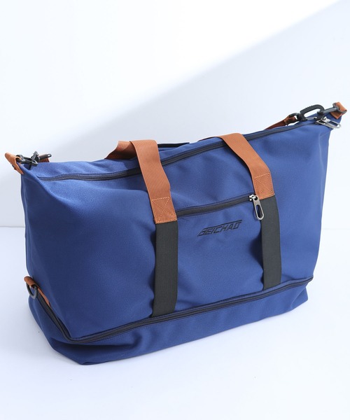 TABI PAL（タビパル）の「【TABI PAL】スポーツバッグ　旅行バッグ（ボストンバッグ・メンズ・パープル/ブラック/ブルー/ベージュ/グレー/カーキ/レッド・FREE）」の13枚目の写真