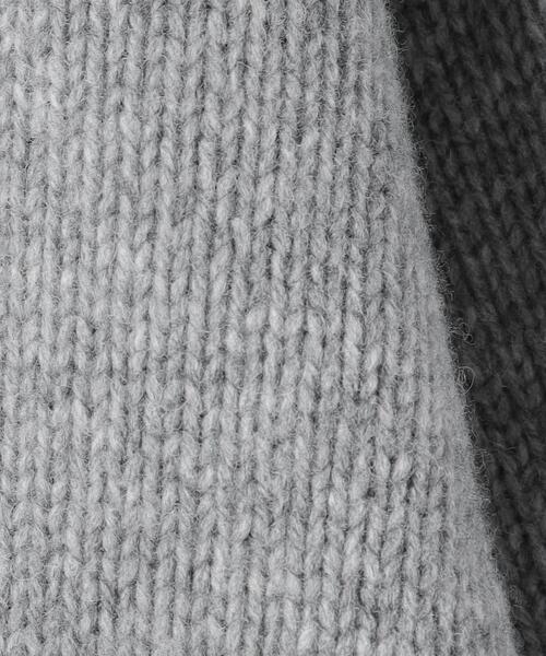 UNITED ARROWS（ユナイテッドアローズ）の「【WEB限定】＜UNITED ARROWS＞ラウンドヘム ハイネック ニット W◆（ニット/セーター・レディース・ライトグレー/ベージュ/ネイビー/ワインレッド・FREE）」の17枚目の写真