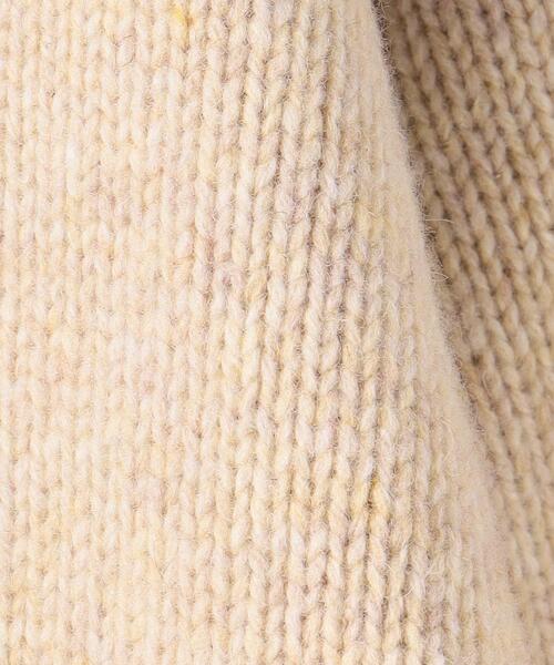 UNITED ARROWS（ユナイテッドアローズ）の「【WEB限定】＜UNITED ARROWS＞ラウンドヘム ハイネック ニット W◆（ニット/セーター・レディース・ライトグレー/ベージュ/ネイビー/ワインレッド・FREE）」の19枚目の写真