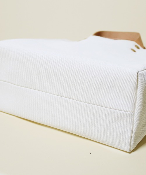 THE SUPERIOR LABOR（シュペリオールレイバー）の「paint canvas bag M（ショルダーバッグ・メンズ・ホワイト/グリーン/ブルー・FREE）」の6枚目の写真