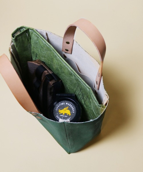 THE SUPERIOR LABOR（シュペリオールレイバー）の「paint canvas bag M（ショルダーバッグ・メンズ・ホワイト/グリーン/ブルー・FREE）」の10枚目の写真