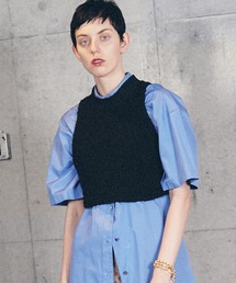 MAISON SPECIAL | カールヤーンニットベスト【MAISON SPECIAL/メゾンスペシャル】(ニット/セーター)