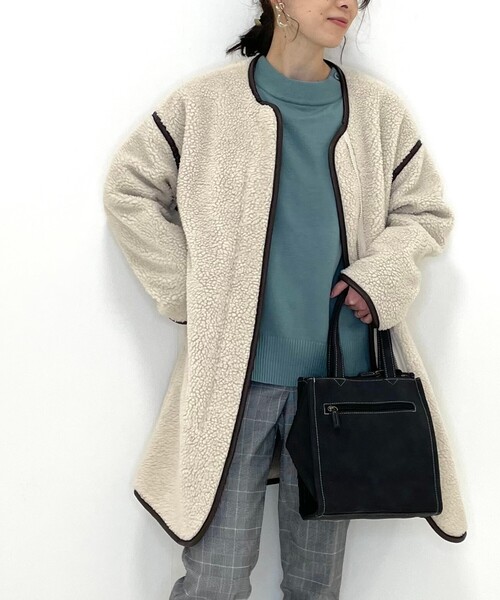 DRESKIP(ドレスキップ)の「◆洗える衿ボタン付きニット(ニット/セーター・レディース・ライトグリーン/ベージュ系その他2/ホワイト系4/ピンク系・02/03/04)」の11枚目の写真