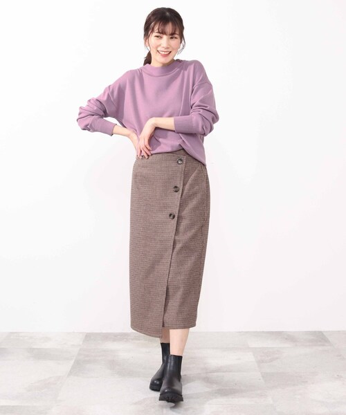 DRESKIP(ドレスキップ)の「◆洗える衿ボタン付きニット(ニット/セーター・レディース・ライトグリーン/ベージュ系その他2/ホワイト系4/ピンク系・02/03/04)」の15枚目の写真