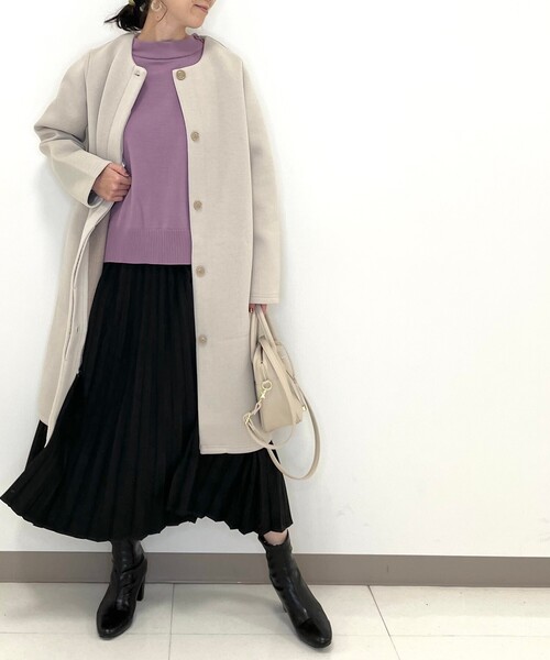 DRESKIP(ドレスキップ)の「◆洗える衿ボタン付きニット(ニット/セーター・レディース・ライトグリーン/ベージュ系その他2/ホワイト系4/ピンク系・02/03/04)」の19枚目の写真