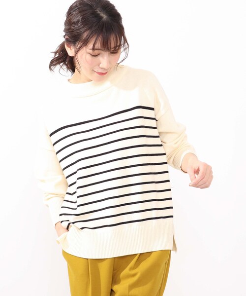 DRESKIP(ドレスキップ)の「◆洗える衿ボタン付きニット(ニット/セーター・レディース・ライトグリーン/ベージュ系その他2/ホワイト系4/ピンク系・02/03/04)」の21枚目の写真