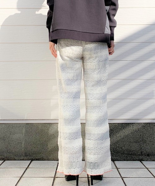 Q（キュー）の「クロシェレースパンツ（その他パンツ・レディース・ブラック/アイボリー・MEDIUM）」の8枚目の写真