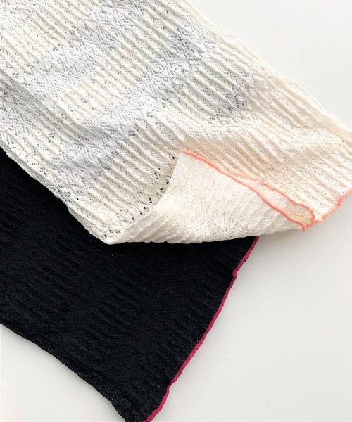 Q（キュー）の「クロシェレースパンツ（その他パンツ・レディース・ブラック/アイボリー・MEDIUM）」の5枚目の写真