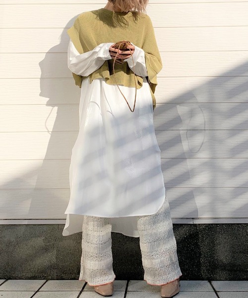 Q（キュー）の「クロシェレースパンツ（その他パンツ・レディース・ブラック/アイボリー・MEDIUM）」の11枚目の写真