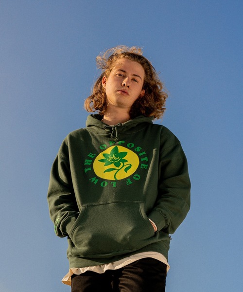 HUF(ハフ)の「PURPLE BUDDY OPPOSITE OF LOW P/O HOODIE / HUF フード パーカー /【PURPLE BUDDY PACK】(パーカー・メンズ・グリーン系その他/ヘザーグレー・XX-LARGE/MEDIUM/LARGE/X-LARGE/SMALL)」の5枚目の写真