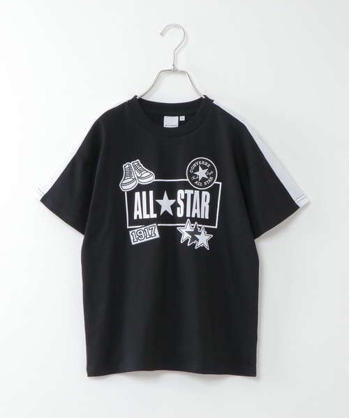 CONVERSE ALL STAR（コンバースオールスター）の「【WEB限定】【キッズ】CONVERSE コンバース ワッペンTシャツ（130~160cm）（Tシャツ/カットソー・キッズ・ブラック/キャメル・130/140/150/160）」の10枚目の写真