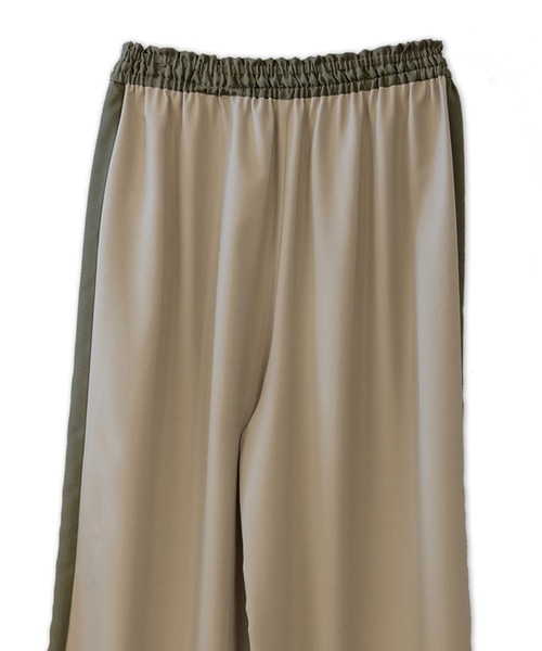 La SRIC（ラスリック）の「La SRIC / サイドラインワイドPT（その他パンツ・レディース・カーキ/ボルドー・38）」の18枚目の写真