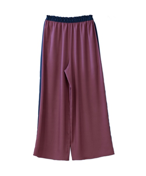 La SRIC（ラスリック）の「La SRIC / サイドラインワイドPT（その他パンツ・レディース・カーキ/ボルドー・38）」の5枚目の写真