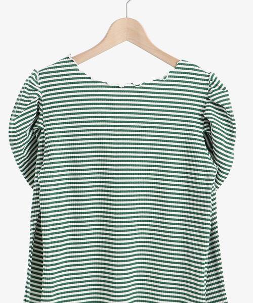 MAJESTIC LEGON(マジェスティックレゴン)の「コンシャスボーダートップス(Tシャツ/カットソー・レディース・ブラック系その他/グリーン系その他/ピンク系その他2・MEDIUM)」の15枚目の写真