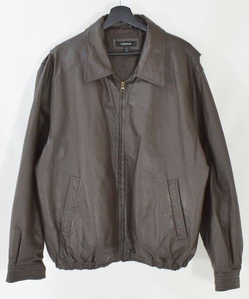 東京 直営 店 Colebrook Vintage ヴィンテージ のブルゾン レザージャケット ヴィンテージ古着 ジップアップ ジップアップ 値引き セール