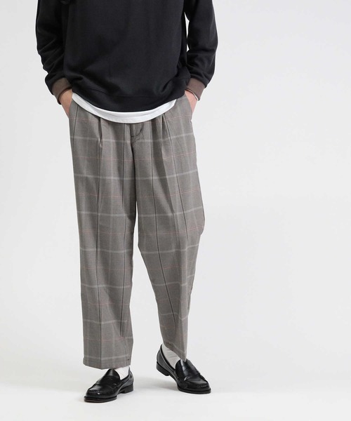 BACK NUMBER(バックナンバー)の「【BACK NUMBER】TRワイドトラウザーイージーパンツ(その他パンツ・メンズ・グレー/ベージュ/ブラック・S/L/M)」の2枚目の写真