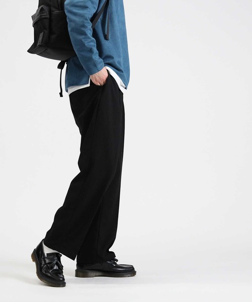 BACK NUMBER(バックナンバー)の「【BACK NUMBER】TRワイドトラウザーイージーパンツ(その他パンツ・メンズ・グレー/ベージュ/ブラック・S/L/M)」の1枚目の写真