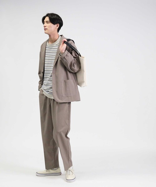 BACK NUMBER(バックナンバー)の「【BACK NUMBER】TRワイドトラウザーイージーパンツ(その他パンツ・メンズ・グレー/ベージュ/ブラック・S/L/M)」の10枚目の写真