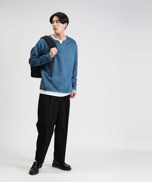 BACK NUMBER(バックナンバー)の「【BACK NUMBER】TRワイドトラウザーイージーパンツ(その他パンツ・メンズ・グレー/ベージュ/ブラック・S/L/M)」の4枚目の写真