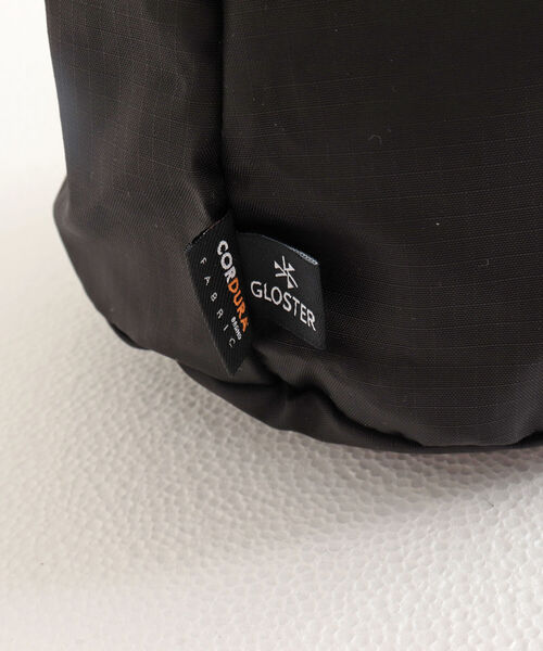 GLOSTER（グロスター）の「【GLOSTER/グロスター】コーデュラリップ ポーチM（ショルダーバッグ・メンズ・ブラック/ライトグレー・FREE）」の3枚目の写真