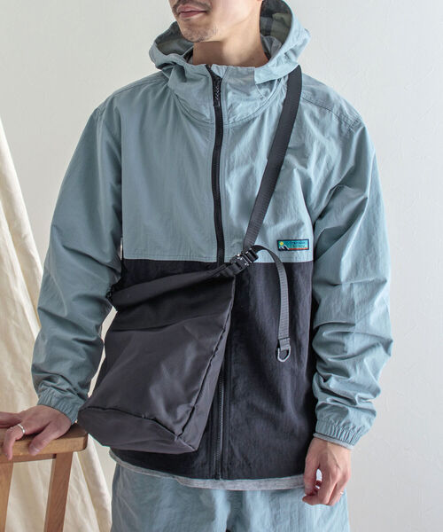 GLOSTER（グロスター）の「【GLOSTER/グロスター】コーデュラリップ ポーチM（ショルダーバッグ・メンズ・ブラック/ライトグレー・FREE）」の12枚目の写真