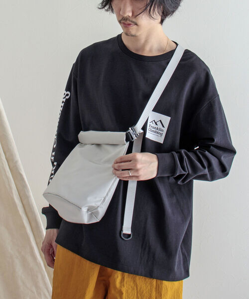 GLOSTER（グロスター）の「【GLOSTER/グロスター】コーデュラリップ ポーチM（ショルダーバッグ・メンズ・ブラック/ライトグレー・FREE）」の18枚目の写真