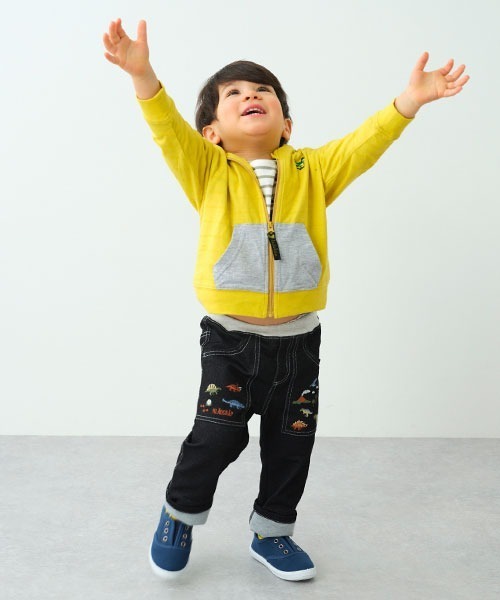 kladskap(クレードスコープ)の「恐竜ロング丈ストレートパンツ(その他パンツ・キッズ・カーキ/ブラック・80cm/90cm/110cm/100cm/120cm/130cm)」の13枚目の写真