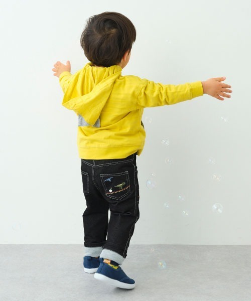kladskap(クレードスコープ)の「恐竜ロング丈ストレートパンツ(その他パンツ・キッズ・カーキ/ブラック・80cm/90cm/110cm/100cm/120cm/130cm)」の14枚目の写真