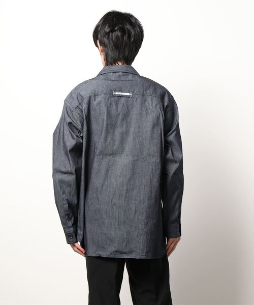 BROOKLYN OVERALL（ブルックリンオーバーオール）の「オーバーデニムシャツ（シャツ/ブラウス・メンズ・インディゴブルー・MEDIUM/LARGE）」の3枚目の写真