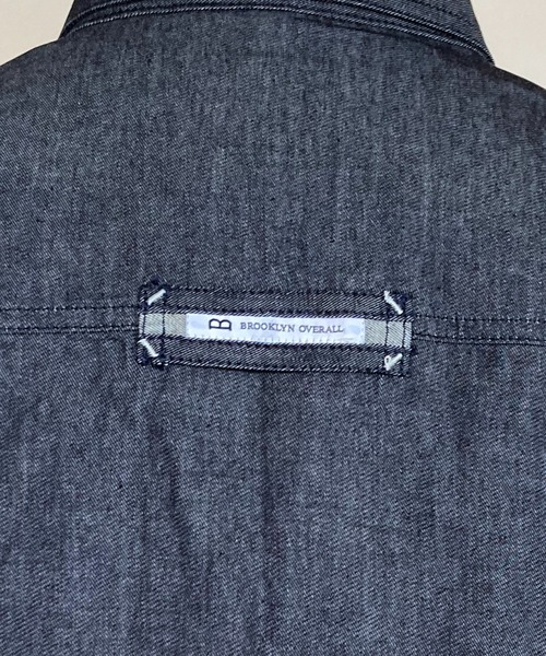 BROOKLYN OVERALL（ブルックリンオーバーオール）の「オーバーデニムシャツ（シャツ/ブラウス・メンズ・インディゴブルー・MEDIUM/LARGE）」の14枚目の写真