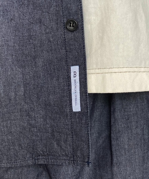 BROOKLYN OVERALL（ブルックリンオーバーオール）の「オーバーデニムシャツ（シャツ/ブラウス・メンズ・インディゴブルー・MEDIUM/LARGE）」の16枚目の写真