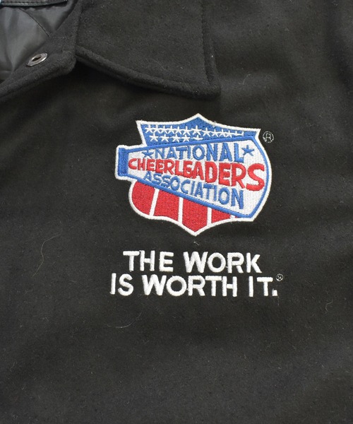 VINTAGE(ヴィンテージ)の「【ヴィンテージ古着】national cheerleaders association NCA スタジャン(スタジャン・メンズ・ブラック・X-LARGE)」の2枚目の写真