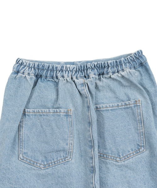 PUNYUS（プニュズ）の「フリンジデニムミニスカート（デニムスカート・レディース・ライトブルー/ブラック・1/2/3/4）」の16枚目の写真