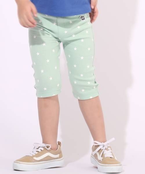 BABYDOLL（ベビードール）の「通販限定カラーあり ウルトラストレッチ6分丈ハーフパンツ [無地] 6311K キッズ 男の子 女の子（その他パンツ・キッズ・ロイヤルブルー/ホワイト×ブラック/ストーン/イエロー/ライトグリーン/ブルー系その他2/ブラウン系その他/ベビーピンク/バイオレット/ブルー/コーラルピンク/ブラック系2/ブラック系その他/パープル/ホワイト系1/グリーン/グレー/ライトピンク/ネイビー/ブラック×ホワイト/イエロー系1・140cm/130cm/100cm/110cm/120cm/150cm/90cm/80ｃｍ）」の11枚目の写真