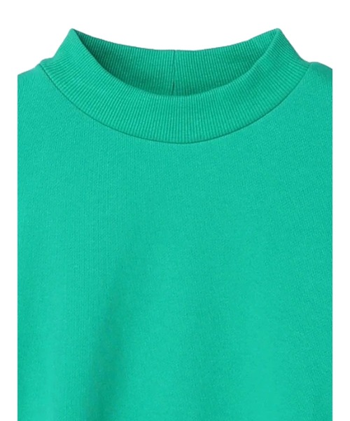 KBF(ケイビーエフ)の「KBF.ガス焼きプチハイネック裏毛プルオーバー(スウェット・レディース・ネイビー/ピンク/グリーン/アイボリー・FREE)」の16枚目の写真