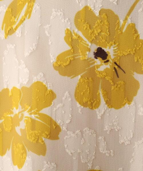 OPAQUE.CLIP（オペークドットクリップ）の「◆フラワージャカードフレアスカート（スカート・レディース・ホワイト系9/ホワイト系3/ブルー系5/ネイビー系・38/36）」の10枚目の写真