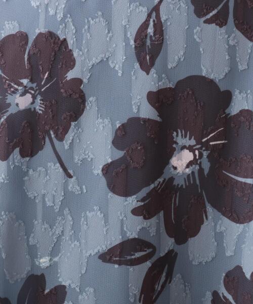 OPAQUE.CLIP（オペークドットクリップ）の「◆フラワージャカードフレアスカート（スカート・レディース・ホワイト系9/ホワイト系3/ブルー系5/ネイビー系・38/36）」の13枚目の写真