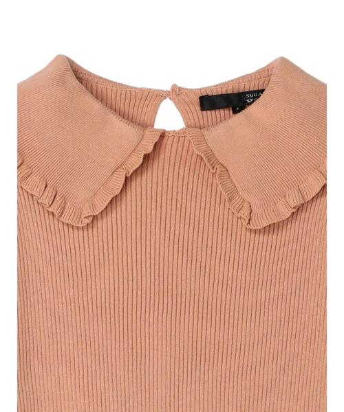 Green　Parks（グリーンパークス）の「・SUGAR SPOONエリツキリブニットプルオーバー＊（ニット/セーター・レディース・グレー/ブラック/ピンク/ベージュ・FREE）」の19枚目の写真